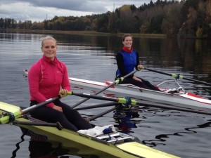 Rodd hemma med Britta från Stockholms roddförening