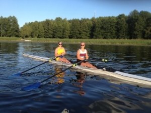 Maria och jag i dubbel