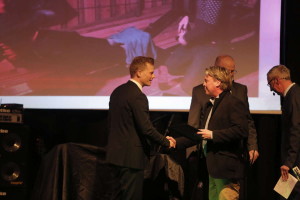 Petter på Idrottsgalan. Foto: Johan Wahlgren